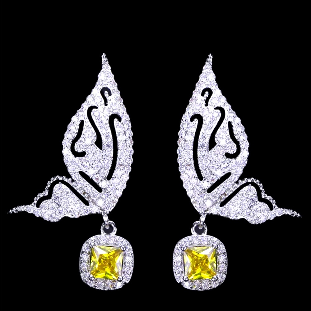 Swarovski Crystals The Lonti Butterfly Earrings - Picture 2 of 6